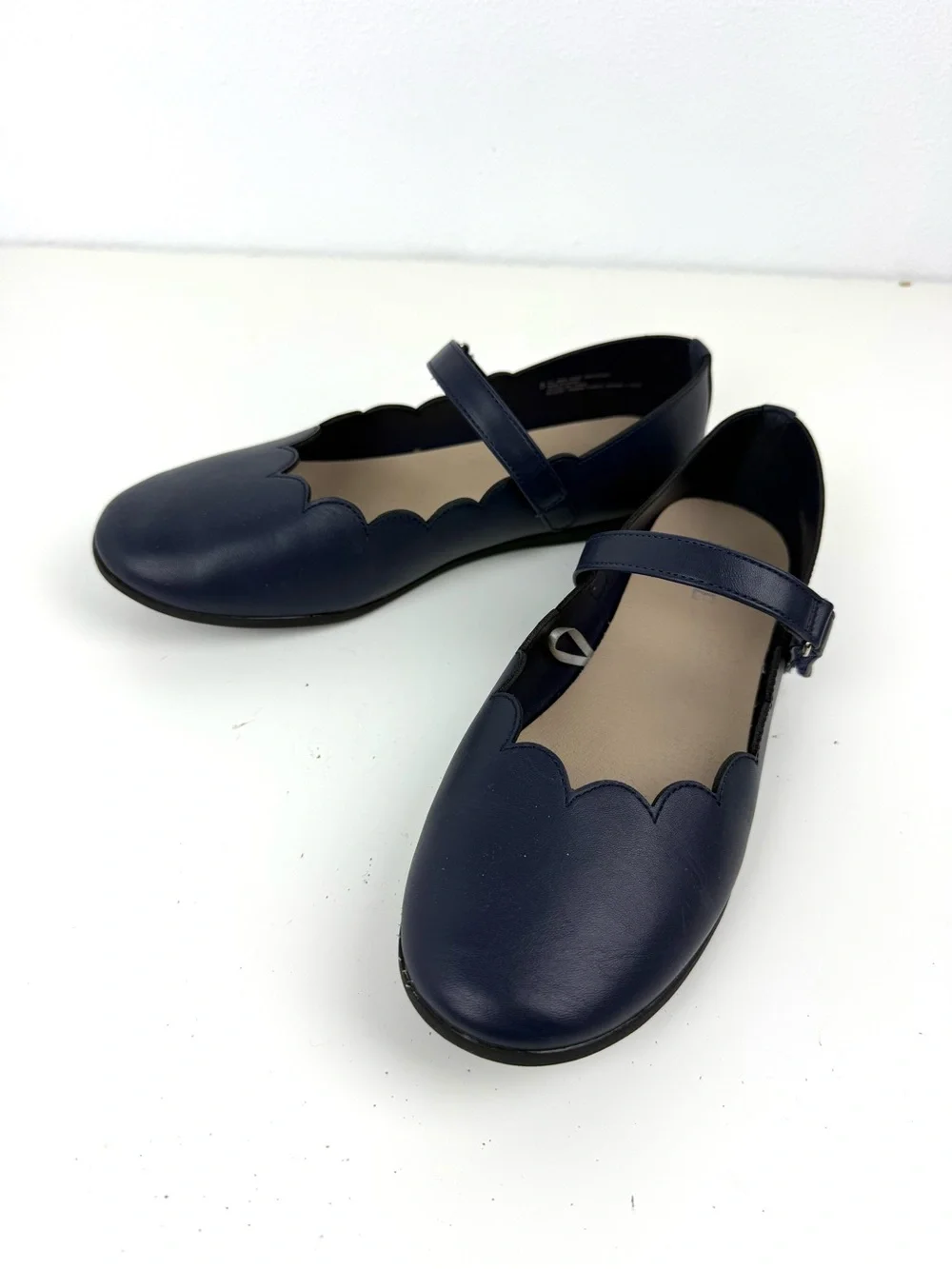 The Children's Place Comfort Flex Navy Blue Mary Jane Dress Shoes
